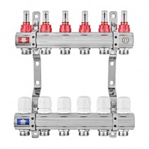 EUROPRODUCT EP.B3110-06-1”x6 Колекторний блок з витратомірами ( корпус ЛАТУНЬ ) (3 шт/ящ) EUROPRODUCT EP.B3110-06-1”x6 Колекторний блок з витратомірами ( корпус ЛАТУНЬ ) (3 шт/ящ)