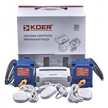 KOER KR.1501.SET Система контролю протікання води (12 шт/ящ) KOER KR.1501.SET Система контролю протікання води (12 шт/ящ)