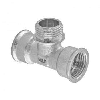 NOLF NFC.T06FMF-N-1/2''FMF Трійник НІКЕЛЬОВАНИЙ (160 шт/ящ)
