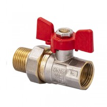 Ferro PL кран з американкою 1/2" (латунна куля) Ferro PL кран з американкою 1/2" (латунна куля)