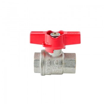 KOER EXTREME KE.217-15 - 1/2" FF Кран кульовий ГГМ, ручка "метелик" червона (96 шт/ящ, 24шт/уп) KOER EXTREME KE.217-15 - 1/2" FF Кран кульовий ГГМ, ручка "метелик" червона (96 шт/ящ, 24шт/уп)
