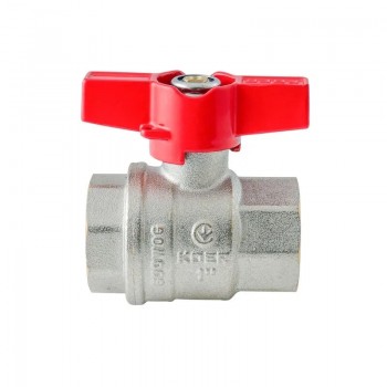 KOER EXTREME KE.217-25 - 1" FF Кран кульовий ГГМ, ручка "метелик" червона (32 шт/ящ, 8шт/уп) KOER EXTREME KE.217-25 - 1" FF Кран кульовий ГГМ, ручка "метелик" червона (32 шт/ящ, 8шт/уп)