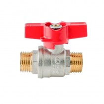 KOER EXTREME KE.219-15 - 1/2" MM Кран кульовий ШШМ, ручка "метелик" червона (80 шт/ящ, 20шт/уп) KOER EXTREME KE.219-15 - 1/2" MM Кран кульовий ШШМ, ручка "метелик" червона (80 шт/ящ, 20шт/уп)