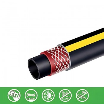 PLAMIX PRO PLH-02-20-3/4 Шланг армований 3/4" (20м/уп) PLAMIX PRO PLH-02-20-3/4 Шланг армований 3/4" (20м/уп)