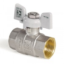 KOER кран 1/2" ГГ Метелик White