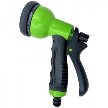 PLAMIX PRO PL-836 Пістолет-розпилювач для поливу, 8 режимів (ABS+TPR) (72 шт/ящ, 12 шт/кор)