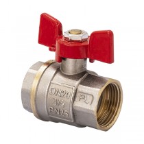 Ferro PL кран 3/4" ГГ Метелик (латунна куля) Ferro PL кран 3/4" ГГ Метелик (латунна куля)