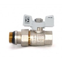 KOER кран з американкою 1/2 "антипротечка" White KOER кран з американкою 1/2 "антипротечка" White