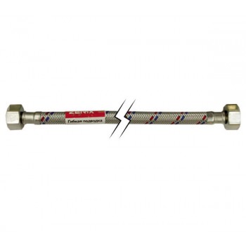 ZERIX шланг 1/2'' ГГ-100 см нержавійка