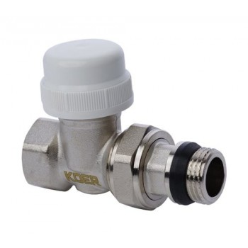 KOER KR.923-Gi 1/2" Кран термостатичний "антипротечка" прямий KOER KR.923-Gi 1/2" Кран термостатичний "антипротечка" прямий