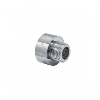 KOER KF.A0608.CHR Перехідник 1/2"х3/4" ХРОМ. (400 шт/ящ)