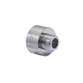 KOER KF.A0610.CHR Перехідник 1/2"х1" ХРОМ. (300 шт/ящ)