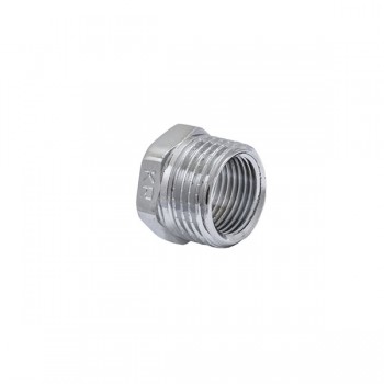 KOER KF.F0406.CHR Футорка 3/8"х1/2" ХРОМ. (800 шт/ящ)