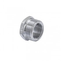 KOER KF.F0608.CHR Футорка 1/2"х3/4" ХРОМ. (600 шт/ящ)