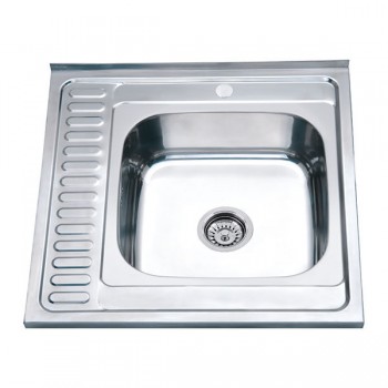 ZERIX мийка накладна Z6060R-06-160E SATIN ZERIX мийка накладна Z6060R-06-160E SATIN