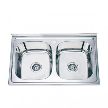ZERIX мийка накладна Z8050D-08-180MD DOUBLE micro decor ZERIX мийка накладна Z8050D-08-180MD DOUBLE micro decor