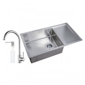 MIXXUS SET-7844-200x1.0-SATIN Комплект: мийка, змішувач, диспенсер, сушарка для посуду (1 шт/ящ) MIXXUS SET-7844-200x1.0-SATIN Комплект: мийка, змішувач, диспенсер, сушарка для посуду (1 шт/ящ)