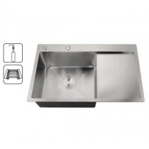 ZERIX мийка ZH7849LS-215 (3.0/1.0) SATIN з диспенсером та сушаркою для посуду (1 шт/ящ) ZERIX мийка ZH7849LS-215 (3.0/1.0) SATIN з диспенсером та сушаркою для посуду (1 шт/ящ)