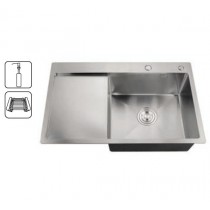 ZERIX мийка ZH7849RS-215 (3.0/1.0) SATIN з диспенсером та сушаркою для посуду (1 шт/ящ) ZERIX мийка ZH7849RS-215 (3.0/1.0) SATIN з диспенсером та сушаркою для посуду (1 шт/ящ)