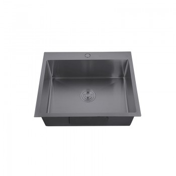ZERIX ZH5050-215 NANO-BLACK (3.0/0.8) Мийка з нерж. сталі (1 шт/ящ)