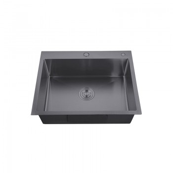 ZERIX ZH5843-215 NANO-BLACK (3.0/0.8) Мийка з нерж. сталі (1 шт/ящ)
