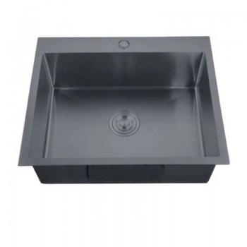 ZERIX ZH5045-215 NANO-BLACK (3.0/0.8) Мийка з нерж. сталі (1 шт/ящ)