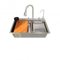 ZERIX ZH7546-SET-06.SUS304 DECOR Мийка багатофункц. з вбудованим зміш. з нерж. cталі SUS304(1 шт/ящ) ZERIX ZH7546-SET-06.SUS304 DECOR Мийка багатофункц. з вбудованим зміш. з нерж. cталі SUS304(1 шт/ящ)
