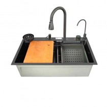 ZERIX ZH7546-SET-07 DECOR NANO-BLACK Мийка багатофункц. з вбудованим змішув. з нерж. сталі (1 шт/ящ) ZERIX ZH7546-SET-07 DECOR NANO-BLACK Мийка багатофункц. з вбудованим змішув. з нерж. сталі (1 шт/ящ)