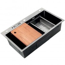 MIXXUS PREMIUM MH7545-SET-05 MICRO DECOR NANO-BLACK (3.0/0.8) Мийка з н.ст.КОМПЛЕКТ(графіт)(1 шт/ящ)