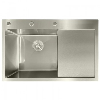 MIXXUS MH7849L NANO-SILVER (3.0/0.8) Мийка з нерж. сталі (колір нерж.) (1 шт/ящ)