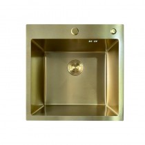 MIXXUS MH5050 MICRO DECOR BRUSHED GOLD (3.0/0.8) Мийка з нерж. сталі (колір матове золото) (1 шт/ящ) MIXXUS MH5050 MICRO DECOR BRUSHED GOLD (3.0/0.8) Мийка з нерж. сталі (колір матове золото) (1 шт/ящ)