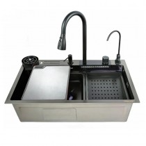 ZERIX ZH7546-SET-06 MICRO DECOR GRAPHITE Мийка багатофункц.з вбудованим змішув.з нерж.сталі (1шт/ящ) ZERIX ZH7546-SET-06 MICRO DECOR GRAPHITE Мийка багатофункц.з вбудованим змішув.з нерж.сталі (1шт/ящ)