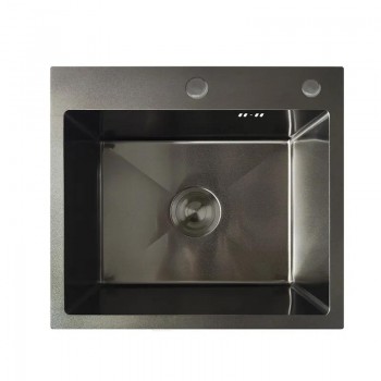 MIXXUS MH5045 DECOR GRAPHITE (3.0/0.8) Мийка з нерж. сталі (колір графіт) (1 шт/ящ) MIXXUS MH5045 DECOR GRAPHITE (3.0/0.8) Мийка з нерж. сталі (колір графіт) (1 шт/ящ)