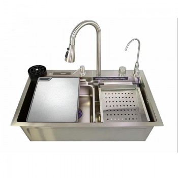ZERIX ZH7546-SET-06 MICRO DECOR SS COLOR Мийка багатофункц.з вбудованим змішув.з нерж.сталі (1шт/ящ) ZERIX ZH7546-SET-06 MICRO DECOR SS COLOR Мийка багатофункц.з вбудованим змішув.з нерж.сталі (1шт/ящ)