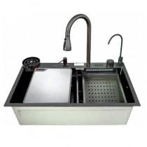 ZERIX ZH7546-SET-07 MICRO DECOR GRAPHITE Мийка багатофункц.з вбудованим змішув.з нерж.сталі (1шт/ящ) ZERIX ZH7546-SET-07 MICRO DECOR GRAPHITE Мийка багатофункц.з вбудованим змішув.з нерж.сталі (1шт/ящ)