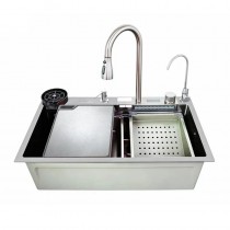 ZERIX ZH7546-SET-07 DECOR SS COLOR Мийка багатофункц. з вбудованим зміш. з нерж. сталі (1 шт/ящ) ZERIX ZH7546-SET-07 DECOR SS COLOR Мийка багатофункц. з вбудованим зміш. з нерж. сталі (1 шт/ящ)