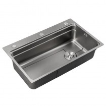 MIXXUS MS7546-SET-01 MICRO DECOR GRAPHITE (3.0/0.8) Мийка з нерж. сталі КОМПЛЕКТ (графіт) (1 шт/ящ)